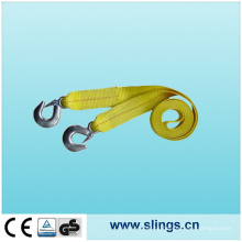 Winch Straps with Chain Hook